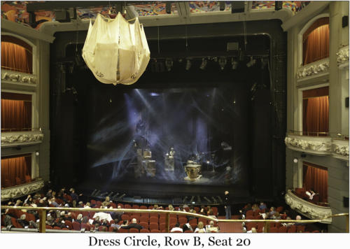 Dress Circle, Row B, Seat 20